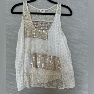 VGUC Anthropologie sequenced tank top